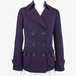 Forever 21 XXI. Royal Purple Pea Coat